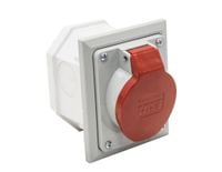 2 x 2 x GNIAZDO SIŁOWE PODTYNKOWE 400V 16A 5P IP44 POLAM NAKŁO 2622-420 Z P