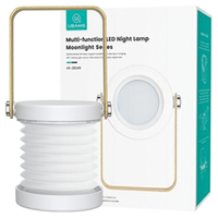 usams wielofunkcyjna nocna lampka ledbiały/white zb249yh01 (us-zb249)