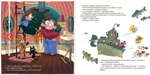 Antek z babcią na dnie morza na Arena.pl