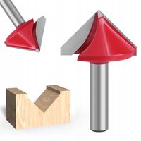 Frez VHM do płyt gipsowo-kartonowych 90 stopni kąt 8mm chwyt