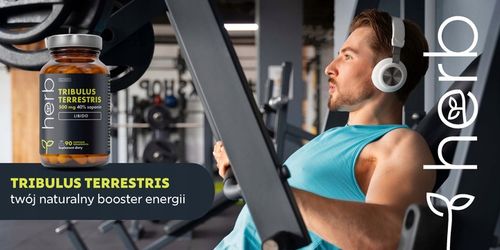 HERB Tribulus 500mg 90vcaps Booster Testosteron Libido Potencja na Arena.pl