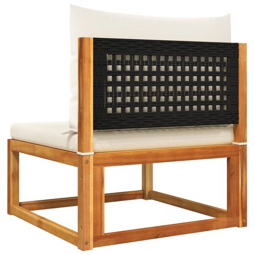 4-częściowy zestaw wypoczynkowy do ogrodu z poduszkami, drewno akacjowe i r na Arena.pl