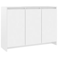 Komoda, biała, 102x33x75 cm, materiał drewnopochodny