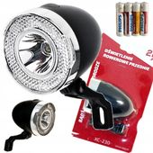 Lampka rowerowa przód na widelec MOCNA LED 60lm