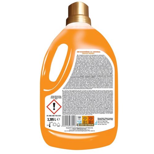 Waschkonig Uniwersalny Żel do Prania Pomarańczowa Hiszpania 3,305l 110 prań na Arena.pl