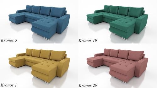 Narożnik Davos U na sprężynach, rozkładany na Arena.pl