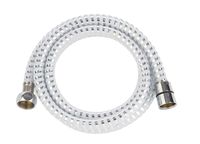 WĄŻ PRYSZNICOWY DŁUGOŚĆ 150CM BIAŁY LEES PVC TWORZYWO