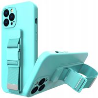 rope case żelowe etui ze smyczą łańcuszkiem torebka smycz iphone 13