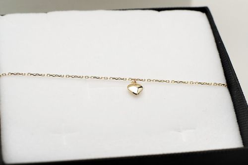 złota bransoletka z serduszkiem  bzg6120 na Arena.pl