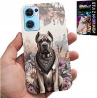 ETUI DO OPPO RENO7 5G - PSIE RASY PSIE WZORY POKROWIEC + FOLIA