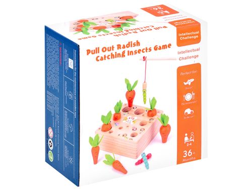 DREWNIANA GRA DOPASUJ MARCHEWKI I ROBACZKI na Arena.pl