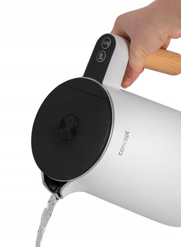 Czajnik elektryczny CONCEPT RK3300 1,5L regulacja temperatury biały 2200W na Arena.pl