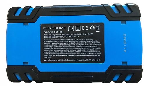 PROSTOWNIK ŁADOWARKA DO AKUMULATORA LCD 12V 24V 8A FUNKCJA NAPRAWY AKU. na Arena.pl