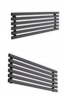 GRZEJNIK DEKORACYJNY MINI 45/140 CZARNY STRUKTURA