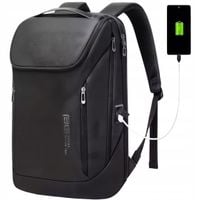 Plecak BANGE na LAPTOPA 15.6" miejski młodzieżowy wodoodporny z USB czarny