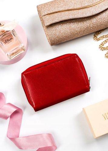 Portfel damski STOP RFID z mocnej skóry naturalnej mały pojemny ROVICKY na Arena.pl