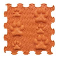 mata sensoryczna Łapki 30x30cm pomarańczowy