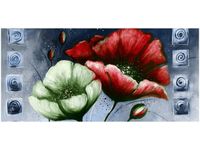 OBRAZ CZERWONE ZIELONE MAKI