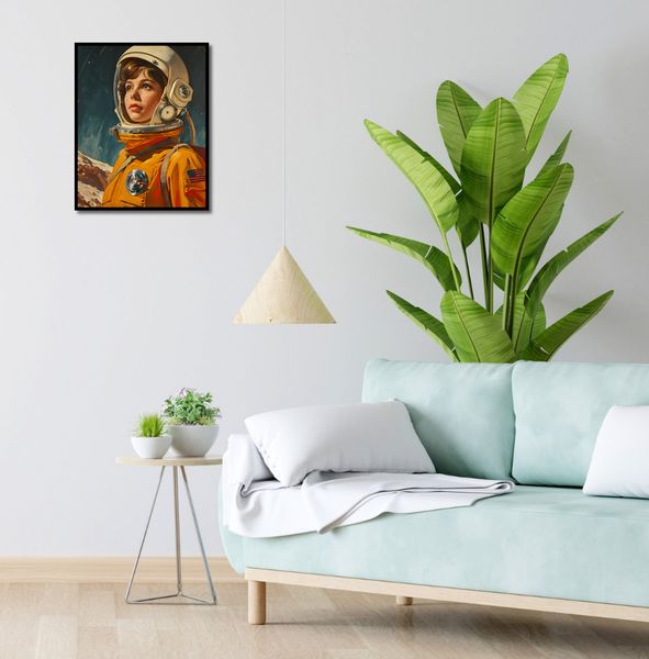 Plakat 40x50cm Pionierka Kosmosu zdjęcie 4