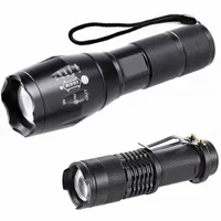 Latarka Taktyczna Zestaw 2 Metalowych Nimi Latarek Z Zoom I Akcesoriów