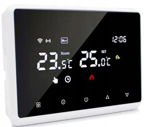 Termostat Wi-Fi BEZPRZEWODOWY Tuya ogrzewanie kotła programowalny podłogowe na Arena.pl