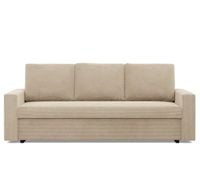 Kanapa 3 osobowa, BLOM, sztruks, 220x92x92 cm, beżowy | TYLETEGOTU