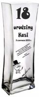 Wazon z grawerem prezent na urodziny 18 18-tke