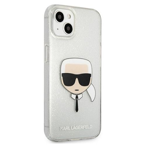 Etui Karl Lagerfeld do iPhone 13 mini, Srebrny na Arena.pl
