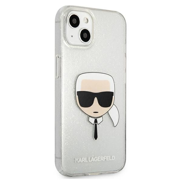 Etui Karl Lagerfeld do iPhone 13 mini, Srebrny zdjęcie 4