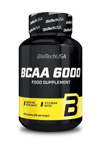 BioTech USA BCAA 6000 100 tabletek na Arena.pl