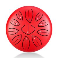 HLURU TWG11-6-RED TONGUE DRUM TANK HANDPAN