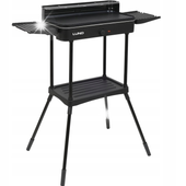 LUND GRILL ELEKTRYCZNY OGRODOWY STOJĄCY 2200W PŁYTA RYFLOWANA 50x25cm
