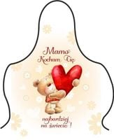 fartuch mamo, kocham cię najbardziej na świecie  fp58