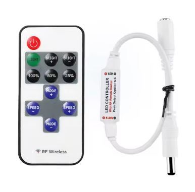 ZESTAW Taśma LED 6500K BIAŁA ZIMNA 5m - TAŚMA+ ZASILACZ+ PILOT+ na Arena.pl