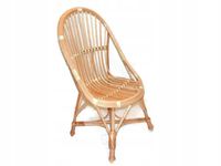 FOTEL WIKLINOWY TYPU 'MUSZLA' - POLSKA WIKLINA