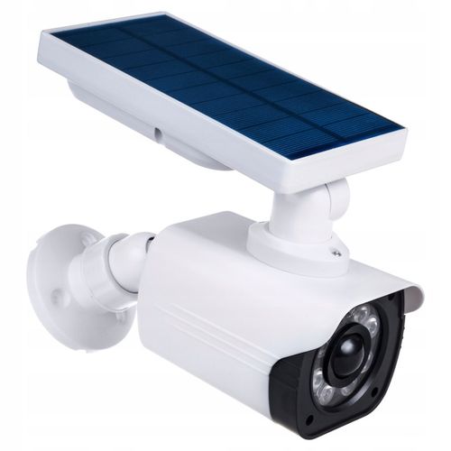 Solarna atrapa kamery, migająca dioda, czujnik ruchu, LED SOL1800S na Arena.pl