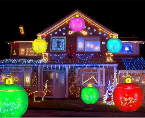 ŚWIECĄCA DMUCHANA BOMBKA DO OGRODU 60cm 16xPROGRAM na Arena.pl