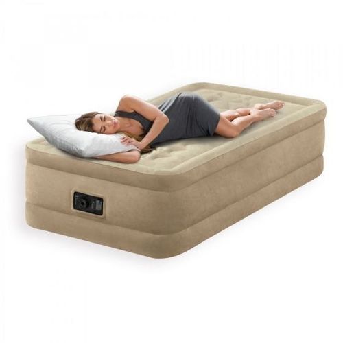 Materac dmuchany gruby jednoosobowy z pompką 191x99x46cm Intex 64426 na Arena.pl