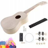 21-calowy sopran ukulele DIY Kit Hawajska gitara ręczna malowanie montaż