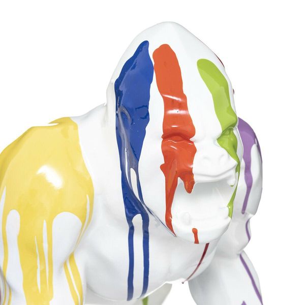 Figurka Goryl biała kolorowa 40cm zdjęcie 2