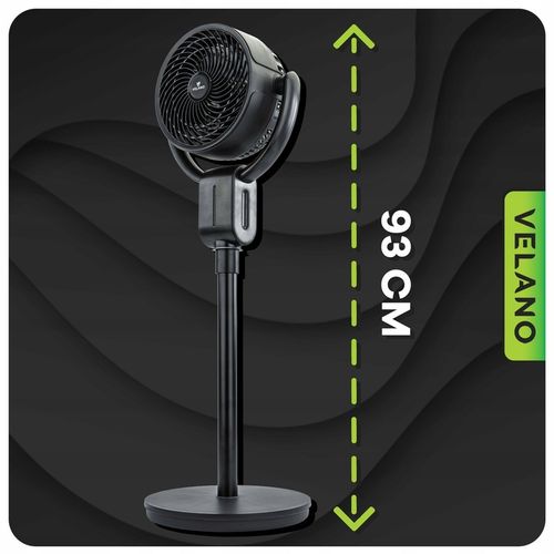 WENTYLATOR PODŁOGOWY WIATRAK STOJĄCY TIMER REGULACJA NACHYLENIA PILOT 50W na Arena.pl