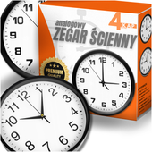 ZEGAR ŚCIENNY kuchenny klasyczny do salonu dekoracyjny na ścianę ozdobny