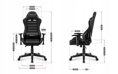 Fotel gamingowy Huzaro Ranger 6.0 Black na Arena.pl