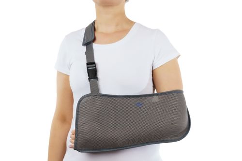 TEMBLAK RĘKI ORTEZA GIPS OCHRANIACZ na Arena.pl