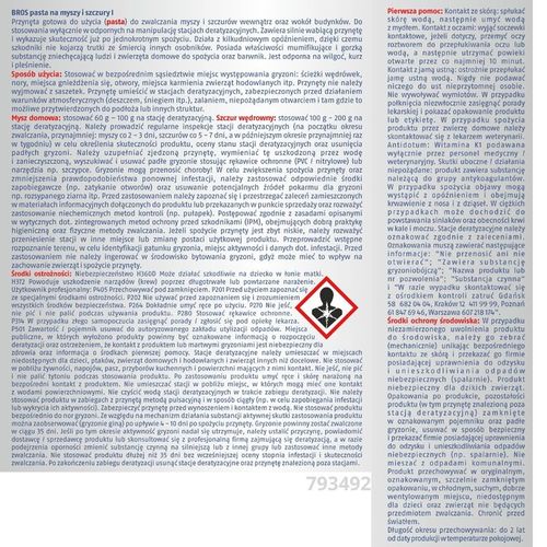 Trutka Bros Pasta Na Myszy I Szczury 1kg Skuteczna Przynęta Gryzonie na Arena.pl