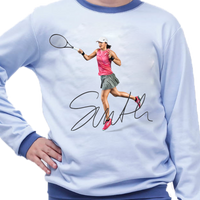 Piżama dziecięca z autografem Iga Świątek