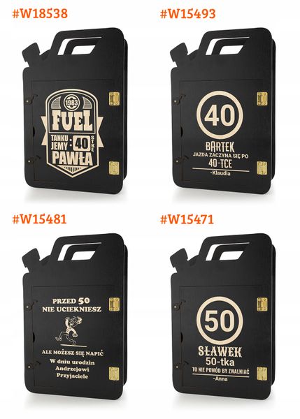 PREZENT NA URODZINY KANISTER BAREK 30 40 50 grawer zdjęcie 6