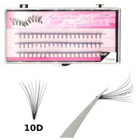 Rzęsy Kępki "Pure natural" super gęste 11mm, 0.07mm C