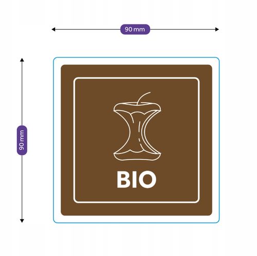 Naklejka segregacyjna BIO na Arena.pl