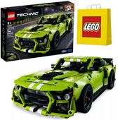KLOCKI LEGO TECHNIC 42138 FORD MUSTANG SHELBY GT500 PULL WYŚCIGI + TORBA